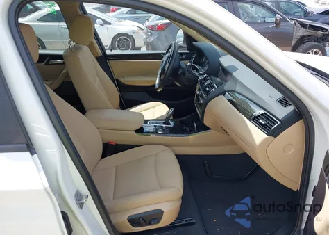 2017 BMW X3 Sdrive28I from USA, damaged, VIN 5UXWZ7C38H0X43174